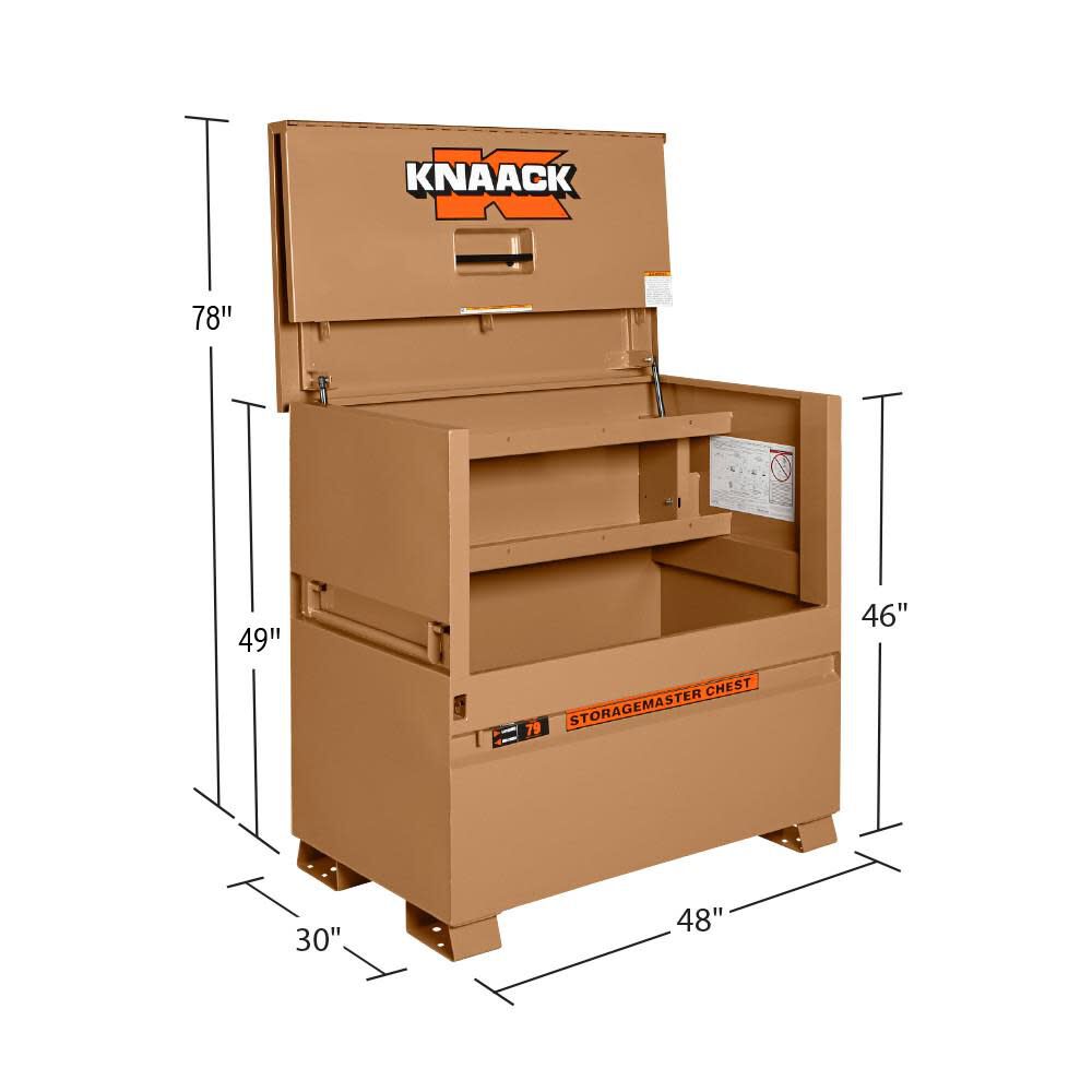 Knaack 30-in W x 48-in L x 49-in Steel Jobsite Box 79 from Knaack