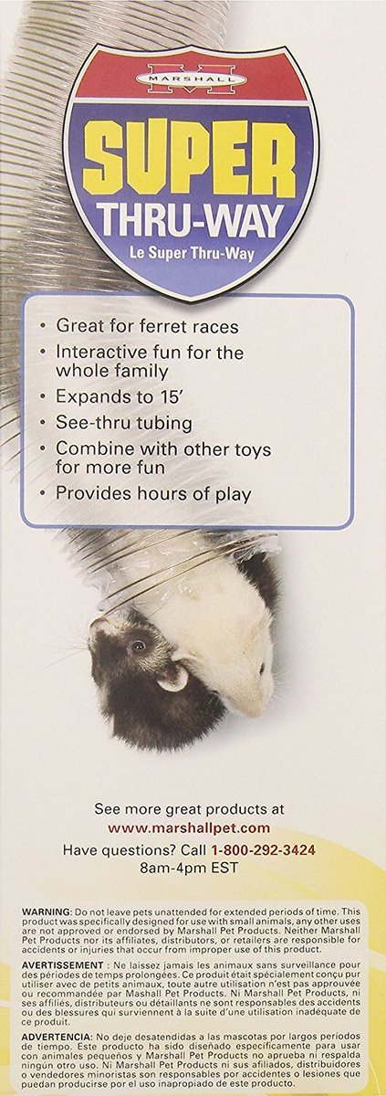 Marshall Super Thru-Way Small Animal Tunnel Toy