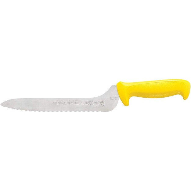 Mundial Y5620 9e 9 inch Offset Serrated Edge Sandwich Knife Yellow