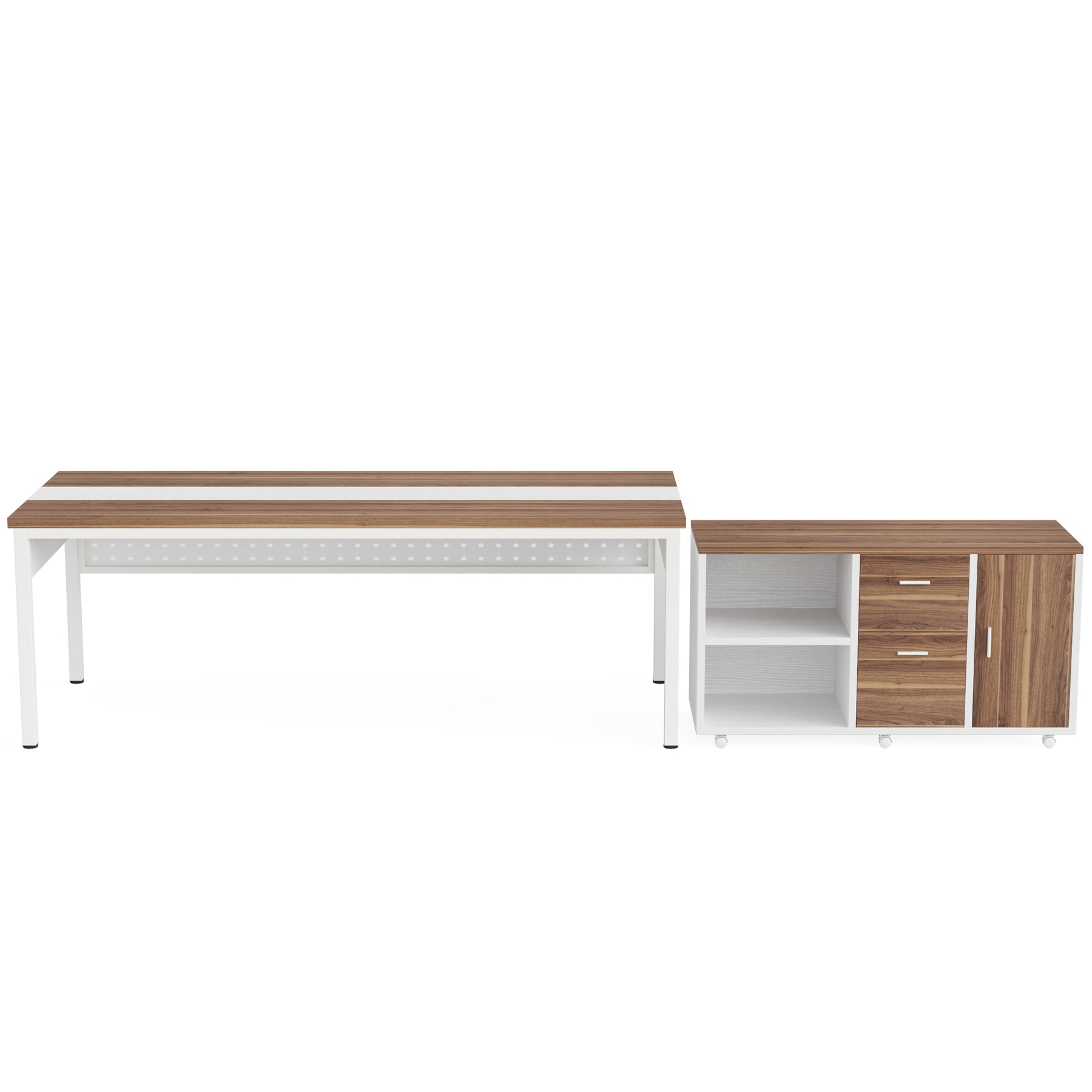 Industrial L-Shaped Desk, 71