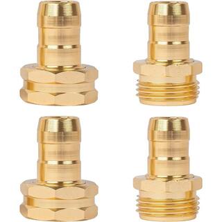 Garden Hose Repair Fittings with Clips for 34