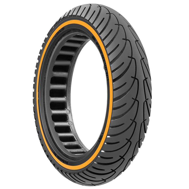 8.5x2 Solid Tires Fluorcent Tyres with yellow line for Xiaomi M365 Pro/Pro2/MI 3 /1S/Pro 8.5 * 2 solid yellow line elastic tire