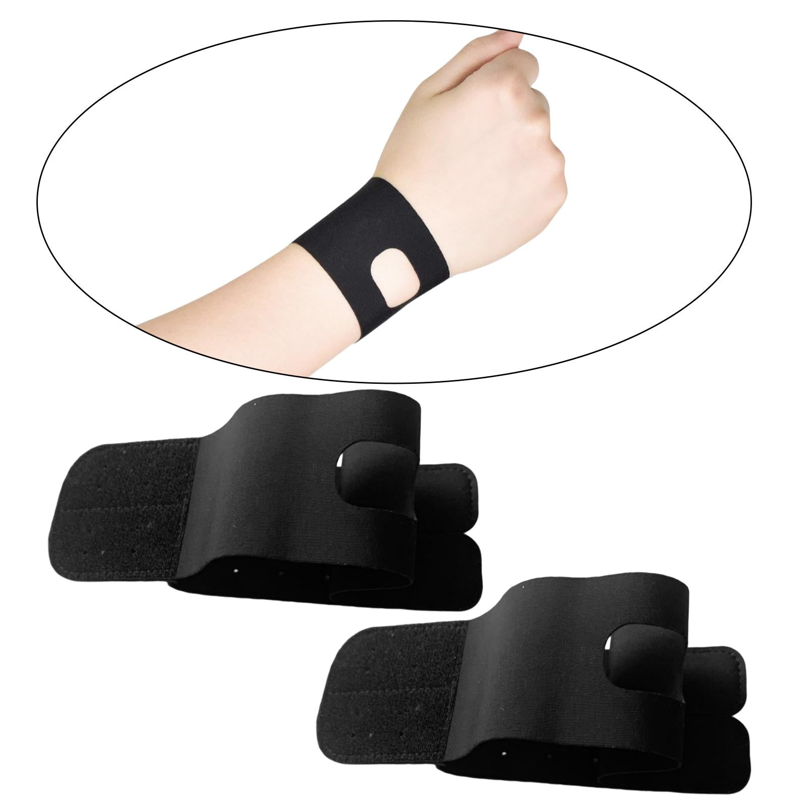 Wrist Wrap 2pcs S Black