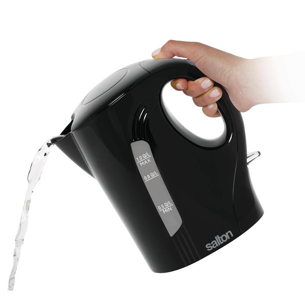 Salton Jug Kettle 1 .0 LQt - Black Cordless JK1641B