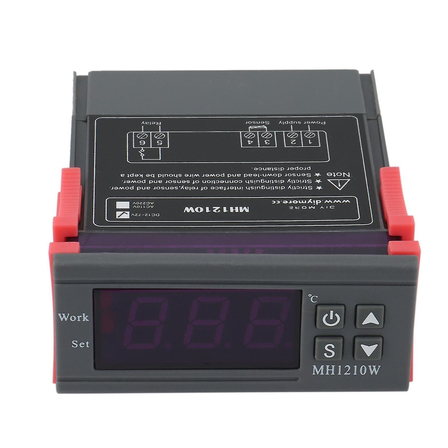 Mh1210w Digital Temperature Controller Thermostat Regulator Heat Control -50-110 Celsius Ntc Sensor