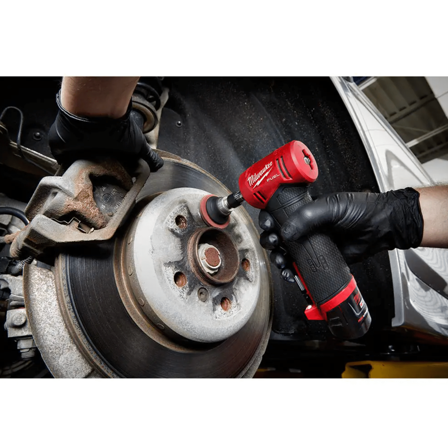 Milwaukee M12 FUEL 12-Volt Lithium-Ion Brushless Cordless 1/4 in. Right Angle Die Grinder， Tool-Only (2485-20)