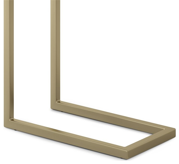 Skyler C Side Table With Marble Top   Contemporary   Side Tables And End Tables   by Simpli Home Ltd.  Houzz