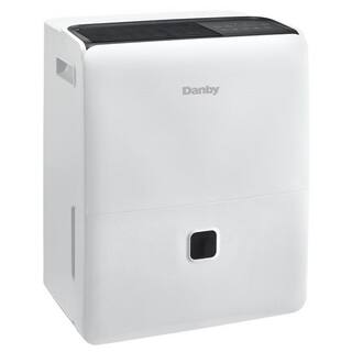 Danby 60 pt. 6000 sq.ft. Dehumidifier in. White with Direct drain DDR060BMPWDB