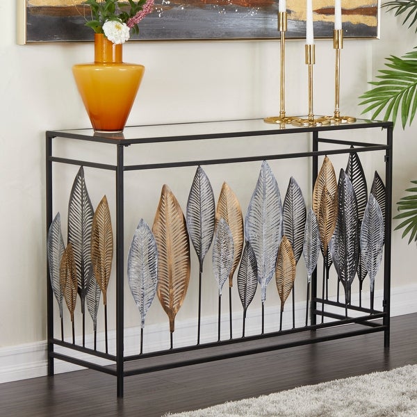 Iron Contemporary Console Table 30 x 44 x 15