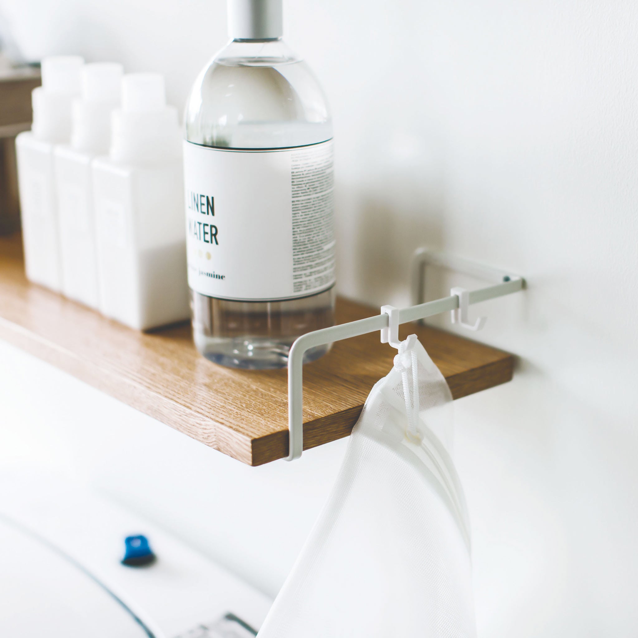 Wall-Mounted Wood Shelf