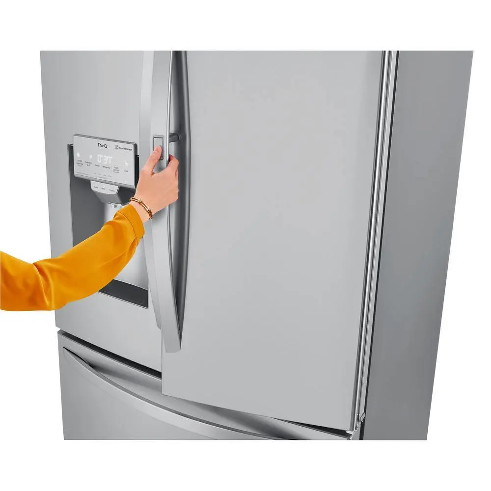 LG 30 cu. ft. French Door Smart Refrigerator Door-In-Door Dual Ice Makers with Craft Ice PrintProof Stainless Steel LRFDS3016S