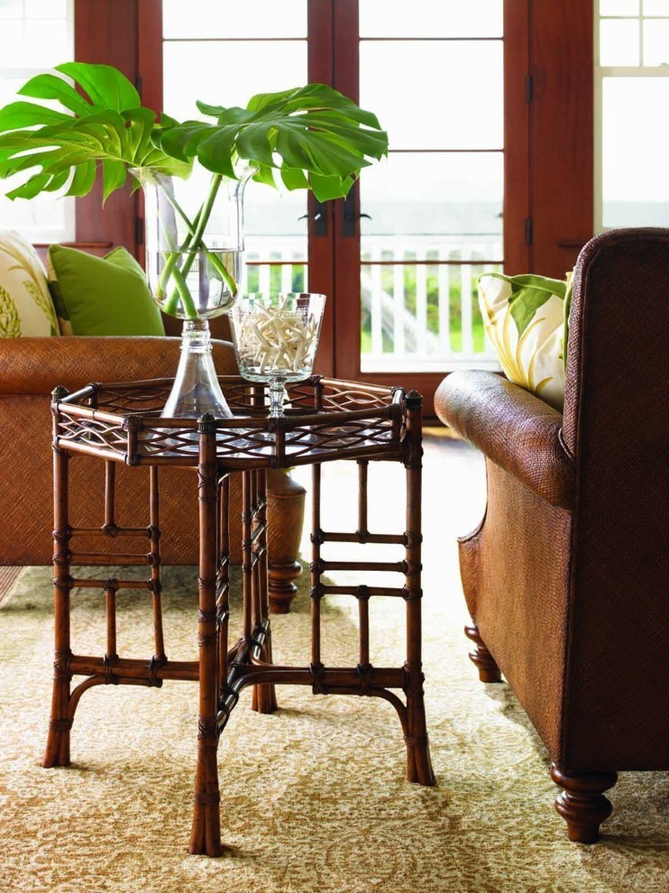 Tommy Bahama Island Estate Key Largo End Table   Tropical   Side Tables And End Tables   by Homesquare  Houzz