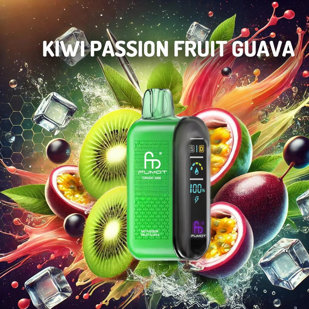 Fumot Tornado 20000 Puffs - Kiwi Passion Fruit Guava