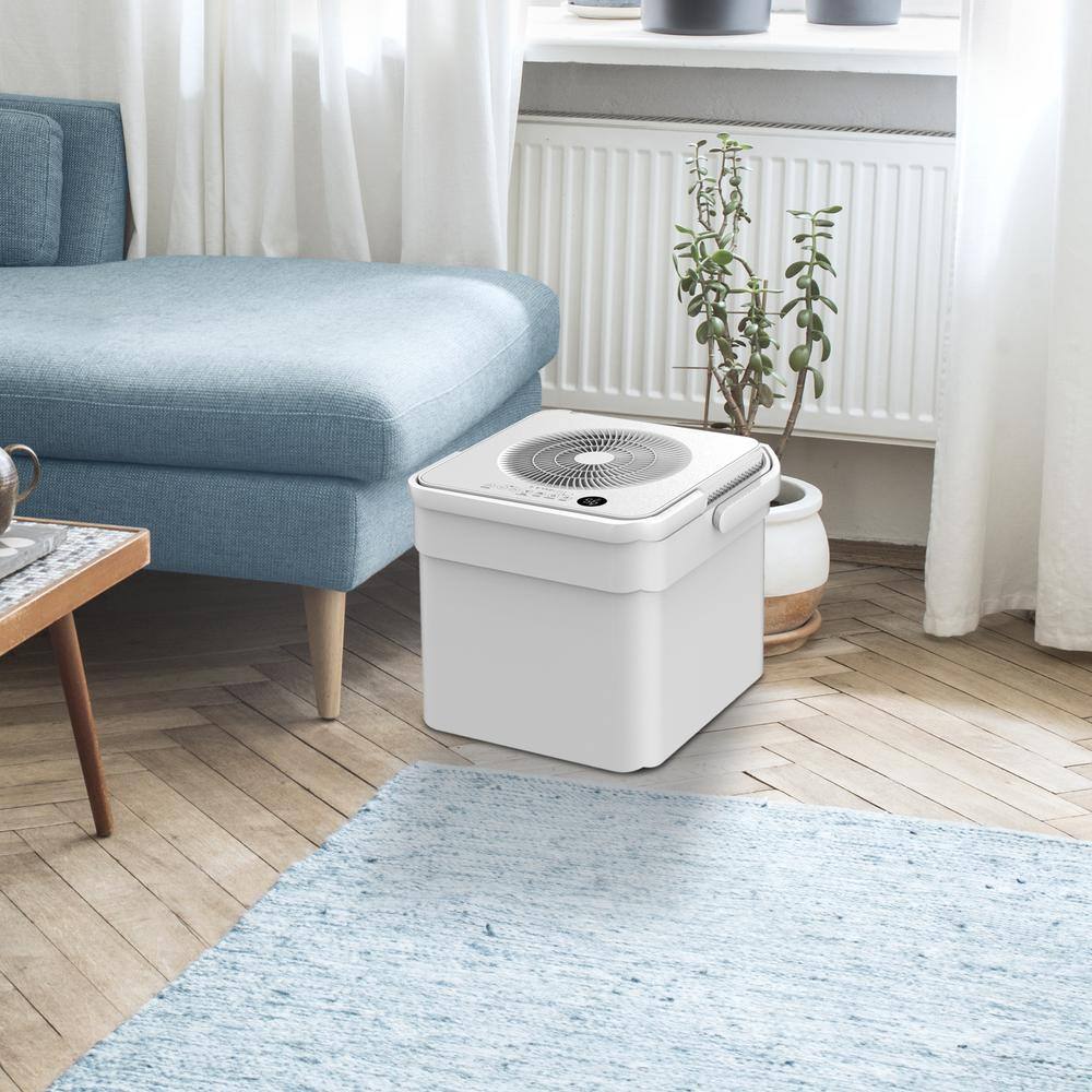 Danby 50 pt. 3000 sq. ft. Smart Dehumidifier in. White DDR050BCWDB-ME-6