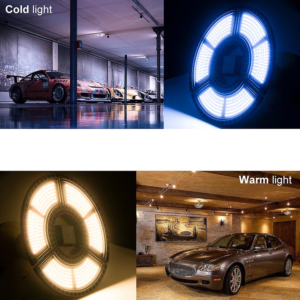 Ufo Led Bulb 60w 80w 100w 120w E27 Led Lamp E26 Led Light 220v Deformable Lamp Garage Light 110v Waterproof Warehouse Lighting