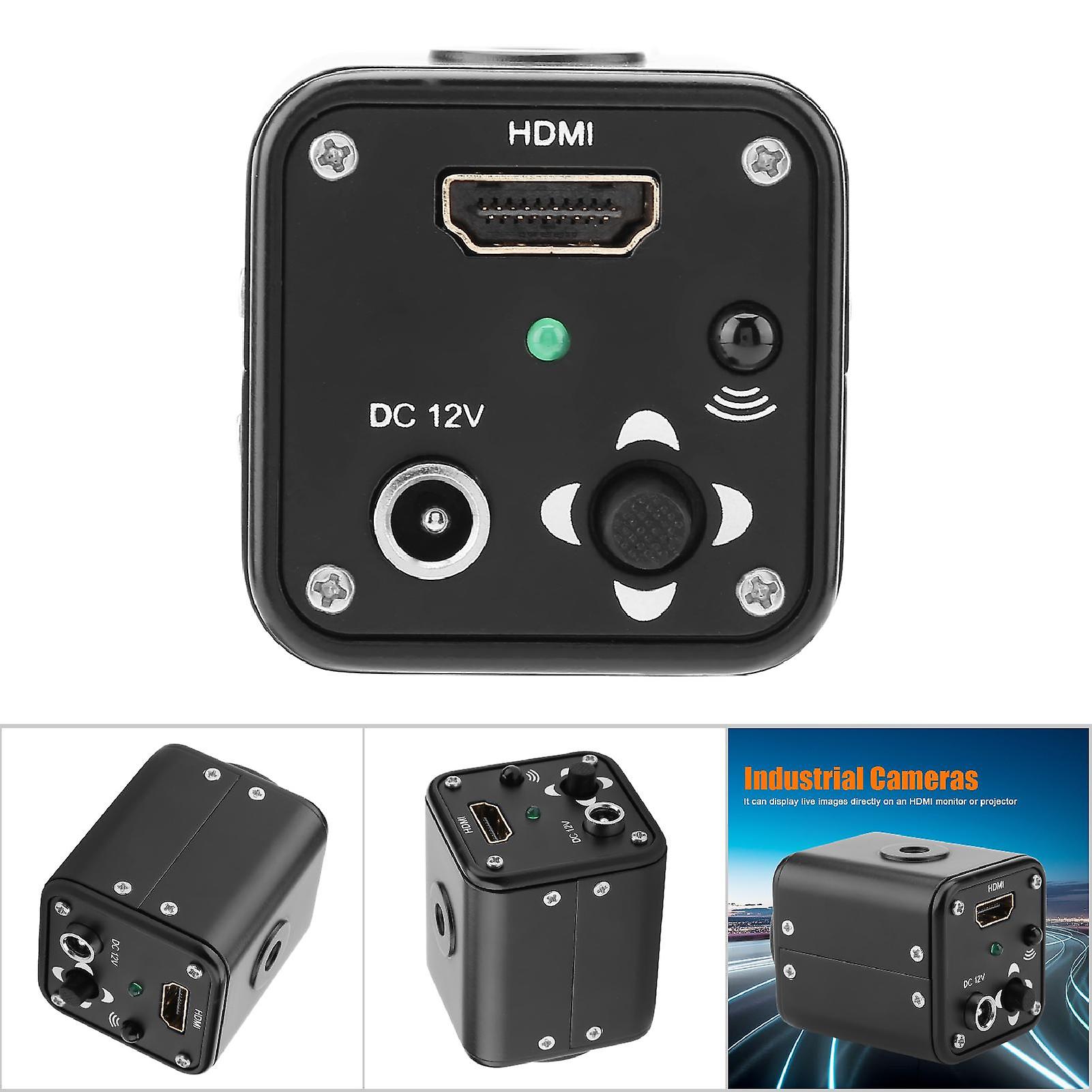 1/3in 60f/s 1080p Black Hdmi Output Industry Microscope Camera Dc512v Eu Plug 100-240v