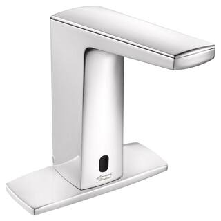 American Standard Paradigm Selectronic Base Model AC Powered Single Hole Touchless Bathroom Faucet with 0.5 GPM in Polished Chrome 702B105.002