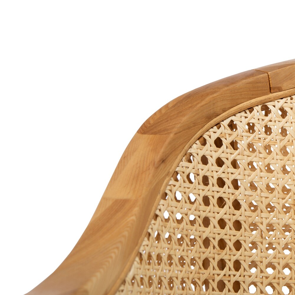 SAFAVIEH Couture Rogue Rattan Dining Chair   23.4\