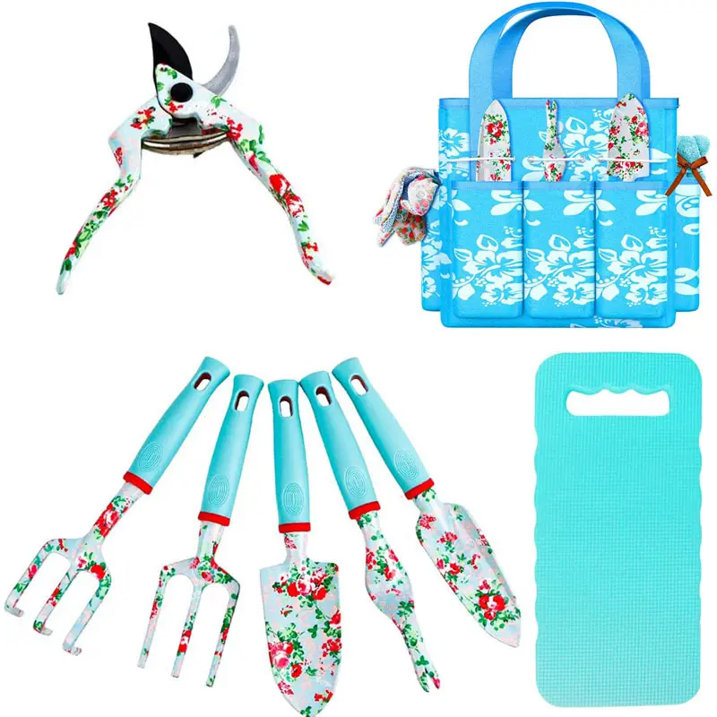 Custom Wholesales Professional New Design 4 8 11 PCS Garden Hand Tool Set With Printing For Floral Grape Potting China Shanghai