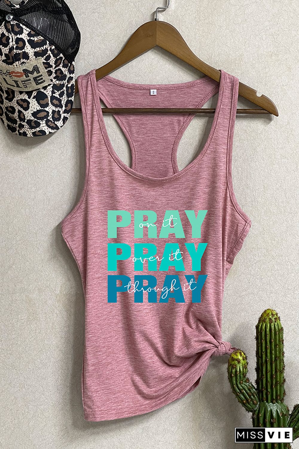 Pray Sleeveless Tank Top Wholesale