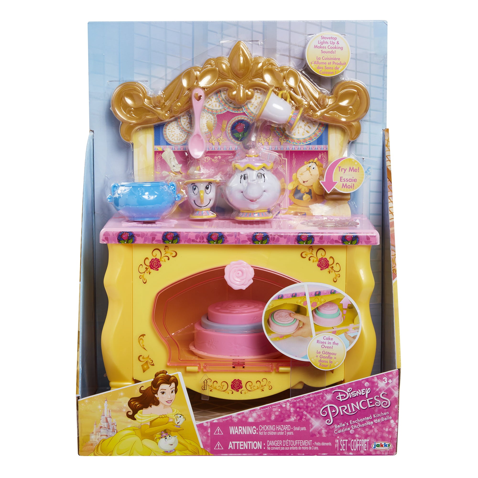 Disney Princess Belle’s Enchanted Kitchen with Lights and Sounds for Girls Ages 3 Year and up