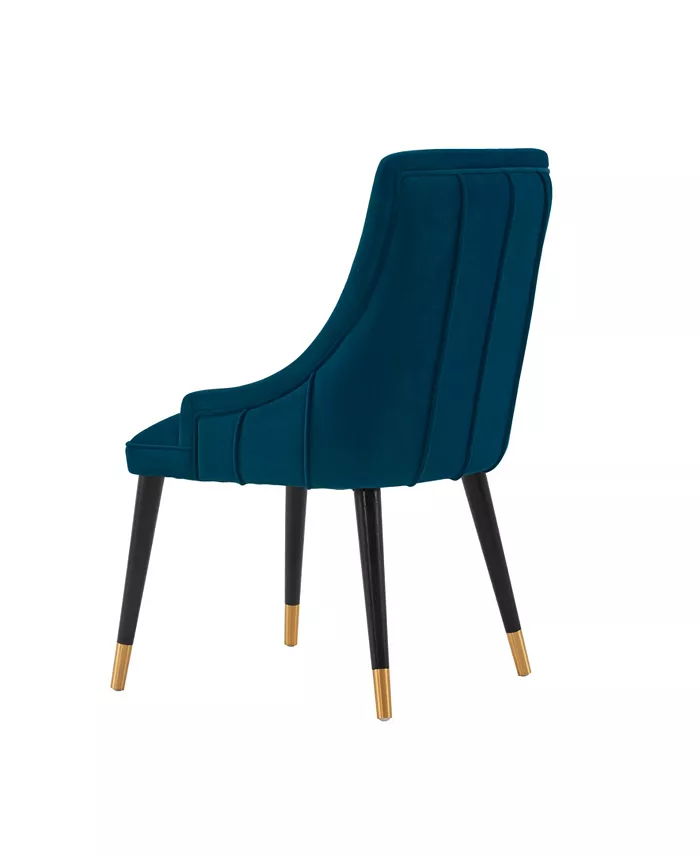 Manhattan Comfort Eda 22.83 Velvet Upholstered Dining Chair