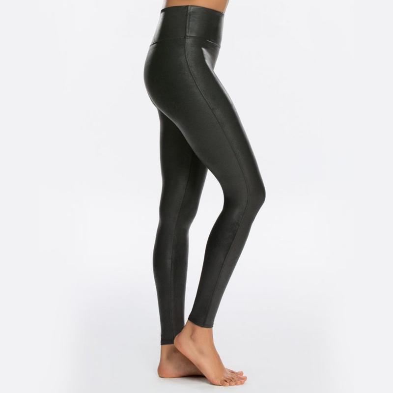 Stretch-Fit Faux Leather Shaper