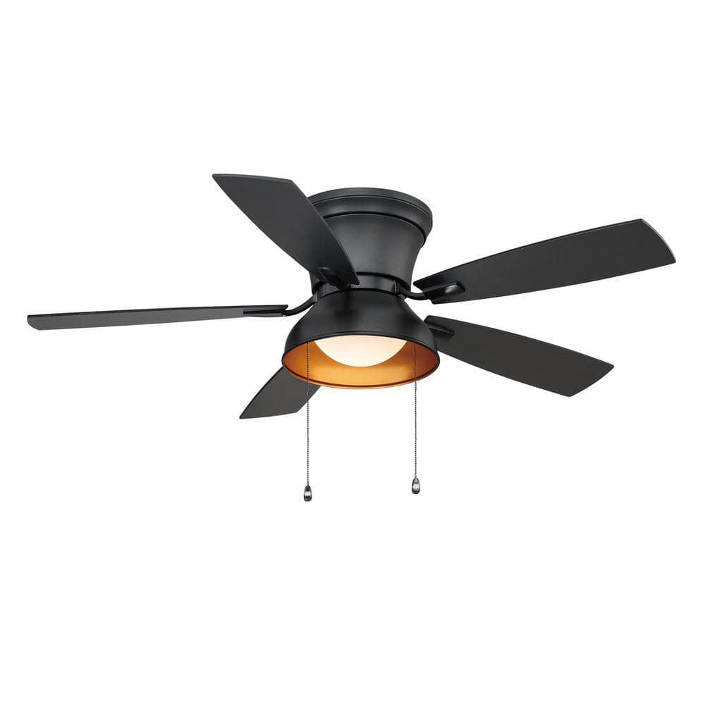 Home Decorators Collection Banneret 52 in LED Natural Iron Ceiling Fan with Light