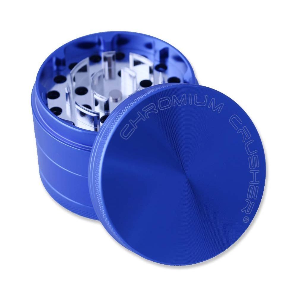 Mini Chrome Crusher Herb Grinder (4 Piece)