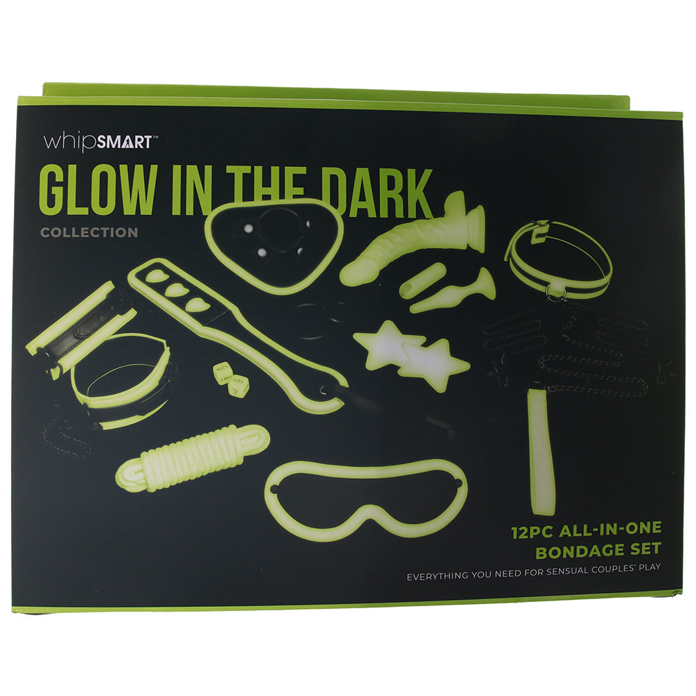 WhipSmart Glow In The Dark All-In-One Bondage Set