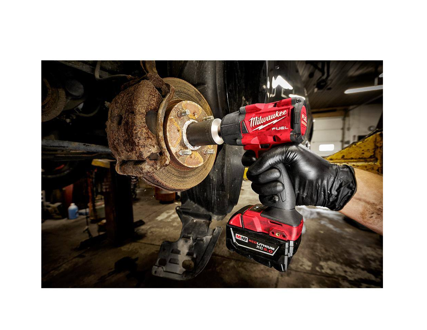 Milwaukee 2962-22-49-66-7024 M18 FUEL GEN-2 18V Lithium-Ion Mid Torque Brushless Cordless 3/8 in. Impact Wrench Kit with Socket Set (8-Piece)