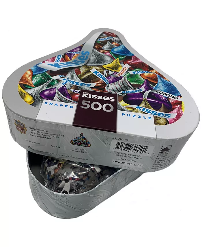 MasterPieces Puzzles Hersheys Kisses Shaped Puzzle Set  500 Piece