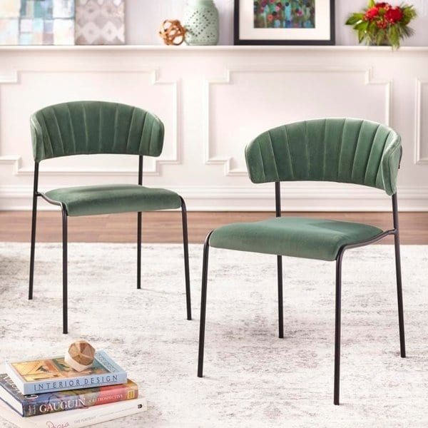 angelo:HOME Dining Chair - Kalmar - set of 2 (green)