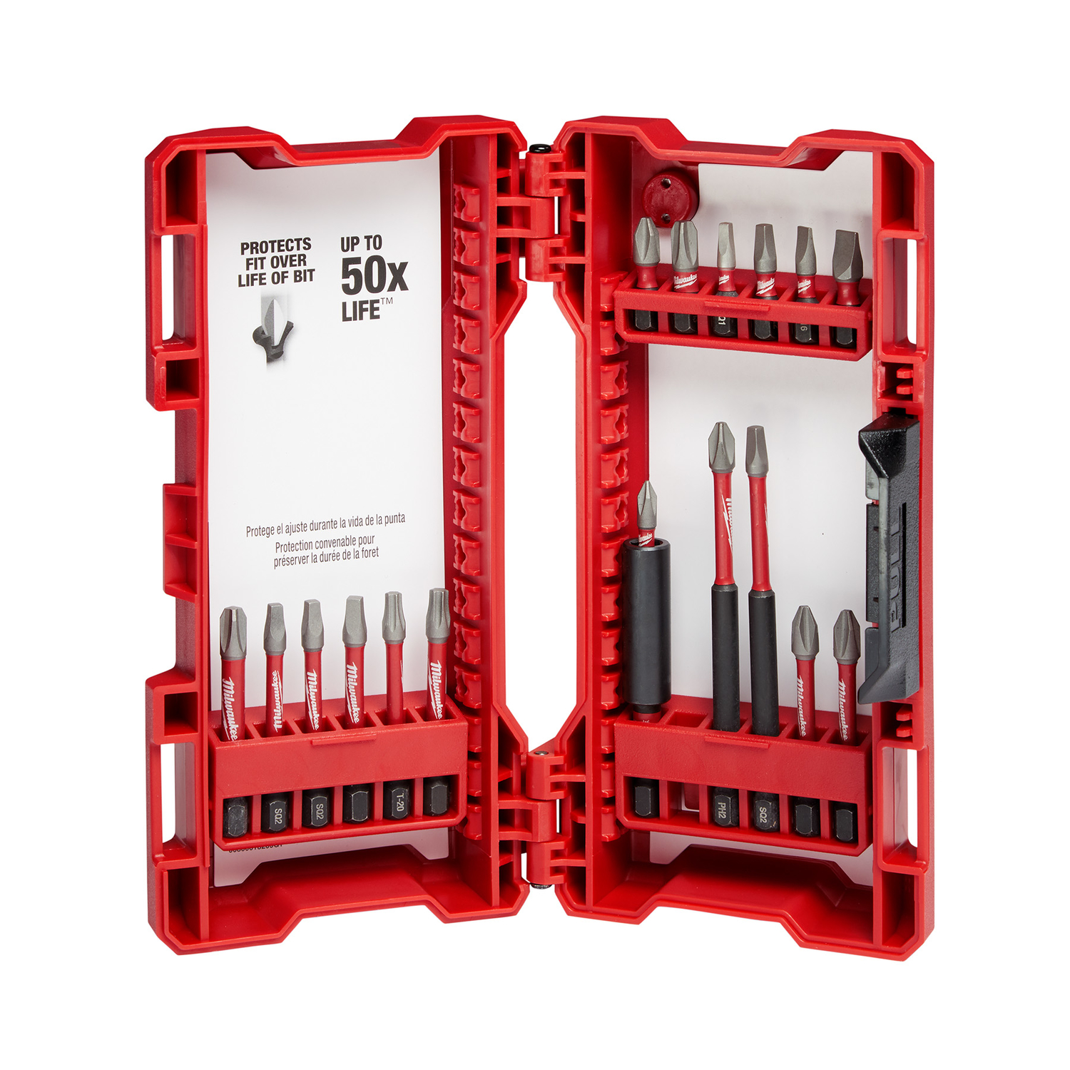 MW Shockwave Assorted 3 in. L Impact Driver Bit Set Steel 18 pc