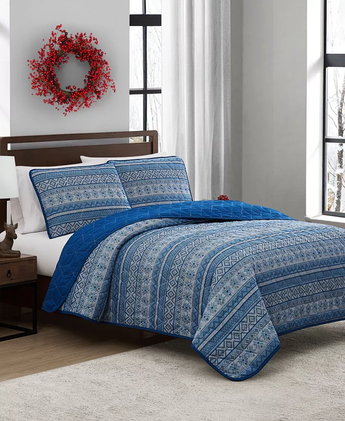 Truly Soft Sweater 2-Pc. Quilt Set， Twin，