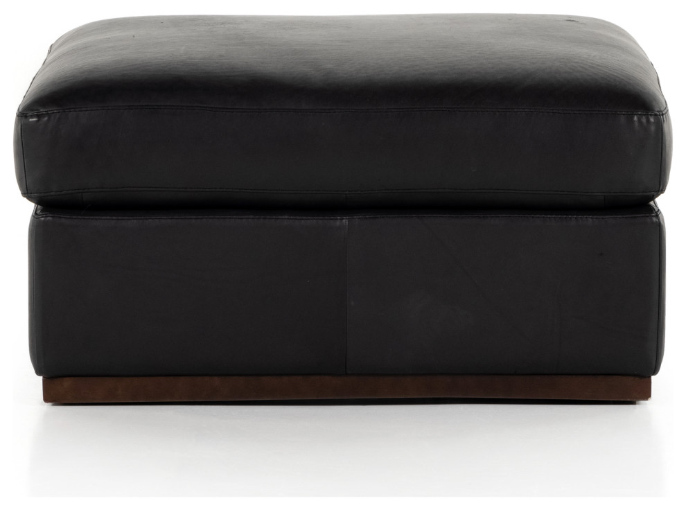 Colt Sectional Ottoman  Heirloom Black   Contemporary   Footstools And Ottomans   by The Khazana Home Austin Furniture Store  Houzz