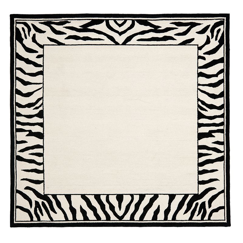 Safavieh Chelsea Zebra Hand Hooked Wool Rug