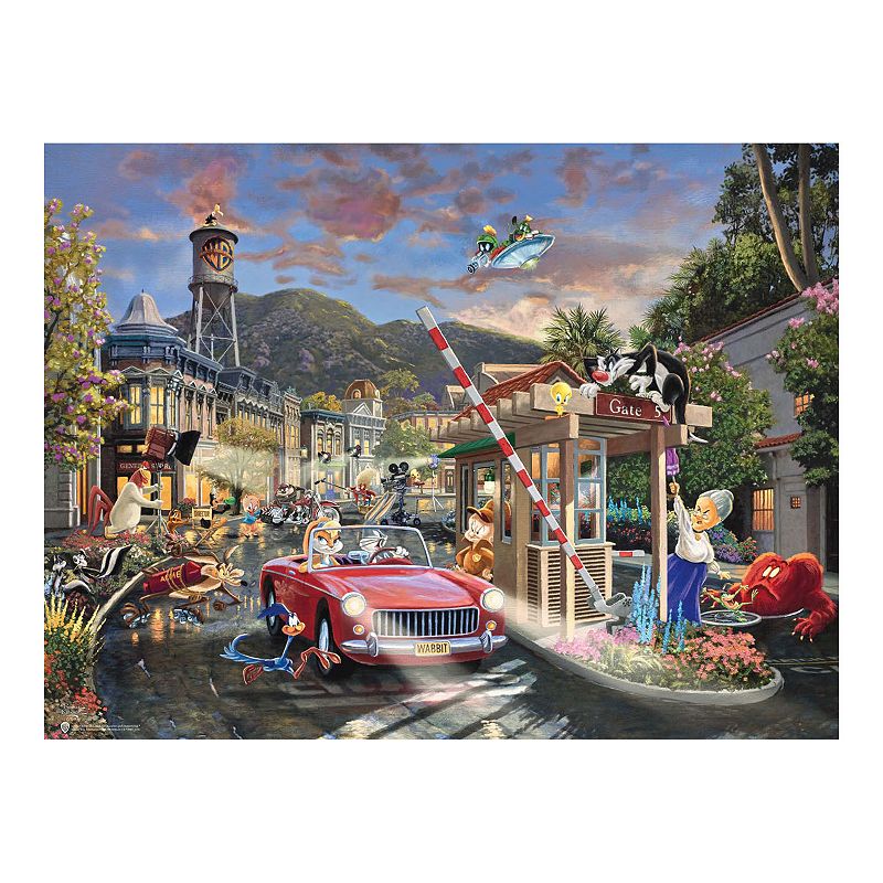 Ceaco Thomas Kinkade Looney Tunes 1000-Piece Jigsaw Puzzle