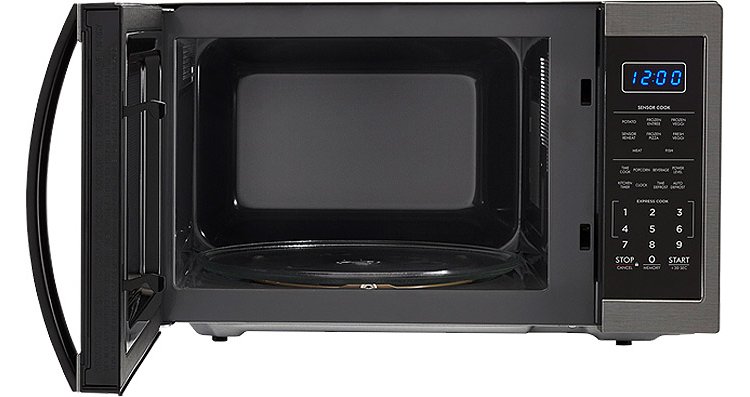 Sharp 1.4 Cu. Ft. Black Stainless Steel Countertop Microwave Oven