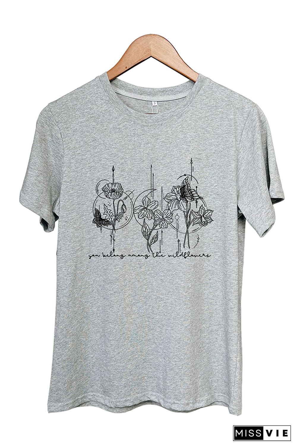 You Belong Among the Wildflower Graphic T-Shirt Wholesale