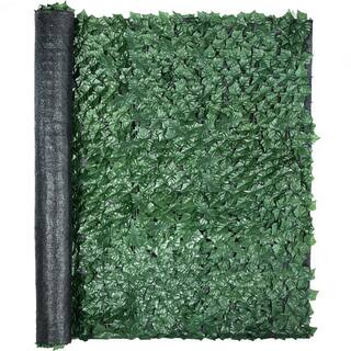 VEVOR 59 in. x 98 in. Faux Leaf Artificial Hedges Ivy Privacy Fence Screen 3-Layers Outdoor Greenery Leaves Panel for Garden RZZWWLYCB59988XDNV0