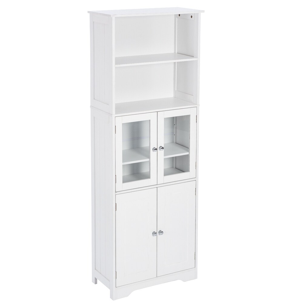 Tall Storage Cabinet with Shelves