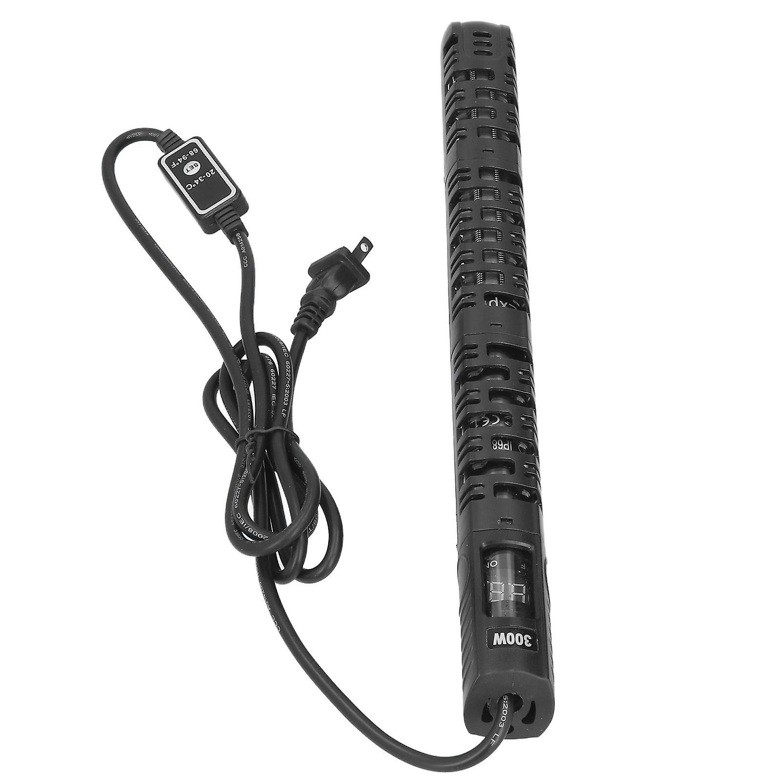 Aquarium Heater Adjustable Led Digital Display Fish Tank Heater With Protective Shell