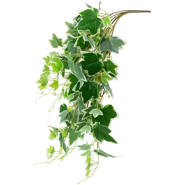 30 Variegated Ivy Artificial Hanging Floral Bush