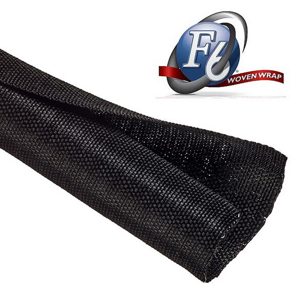 TechFlex F6 Woven Wrap  Black   5/16in x 125ft