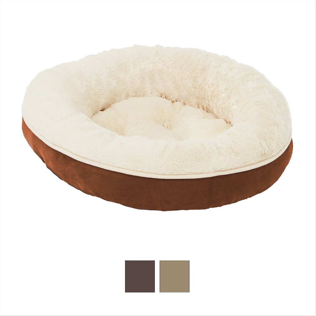 Frisco Round Bolster Cat and Dog Bed