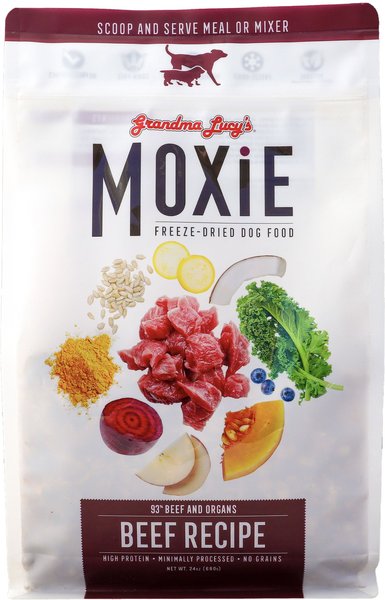 Grandma Lucy's Moxie Beef Recipe Freeze-Dried Dog Food