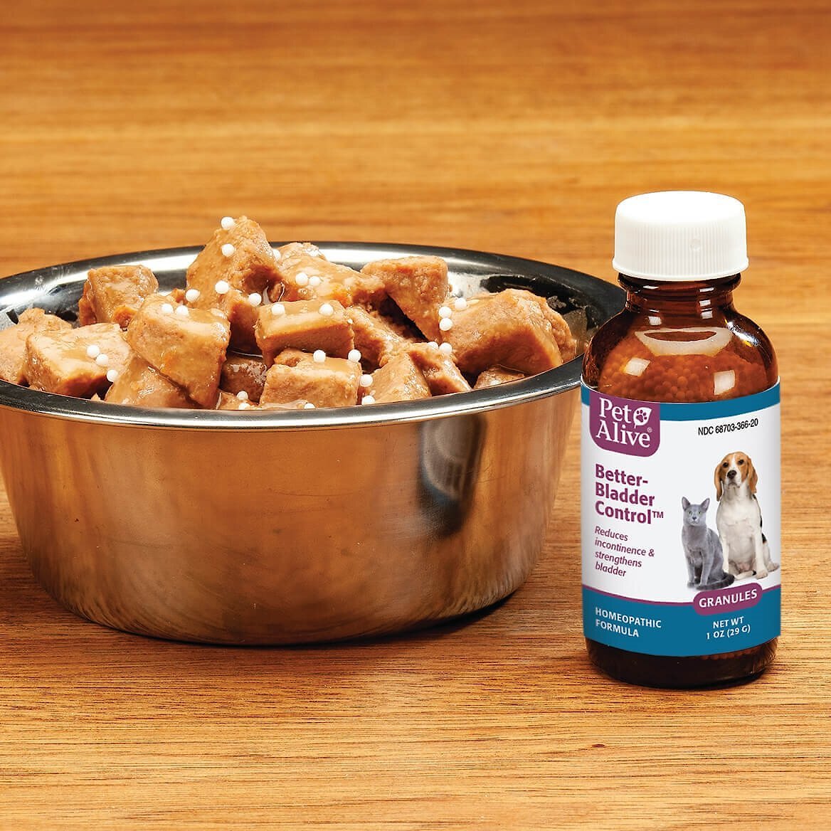 PetAlive Better-Bladder Control Homeopathic Medicine for Incontinence Dogs and Cats， 1-oz jar