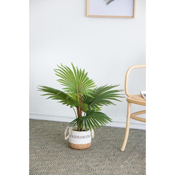 AandB Home Fan Palm Tree in Pot