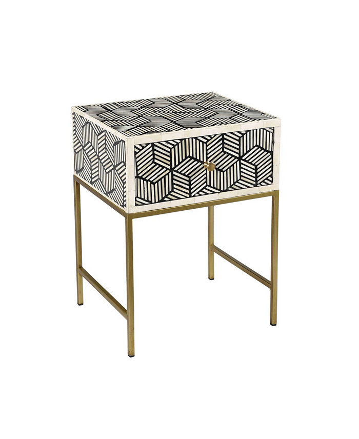 TOV Furniture Bone-Inlay Side Tableandnbsp;